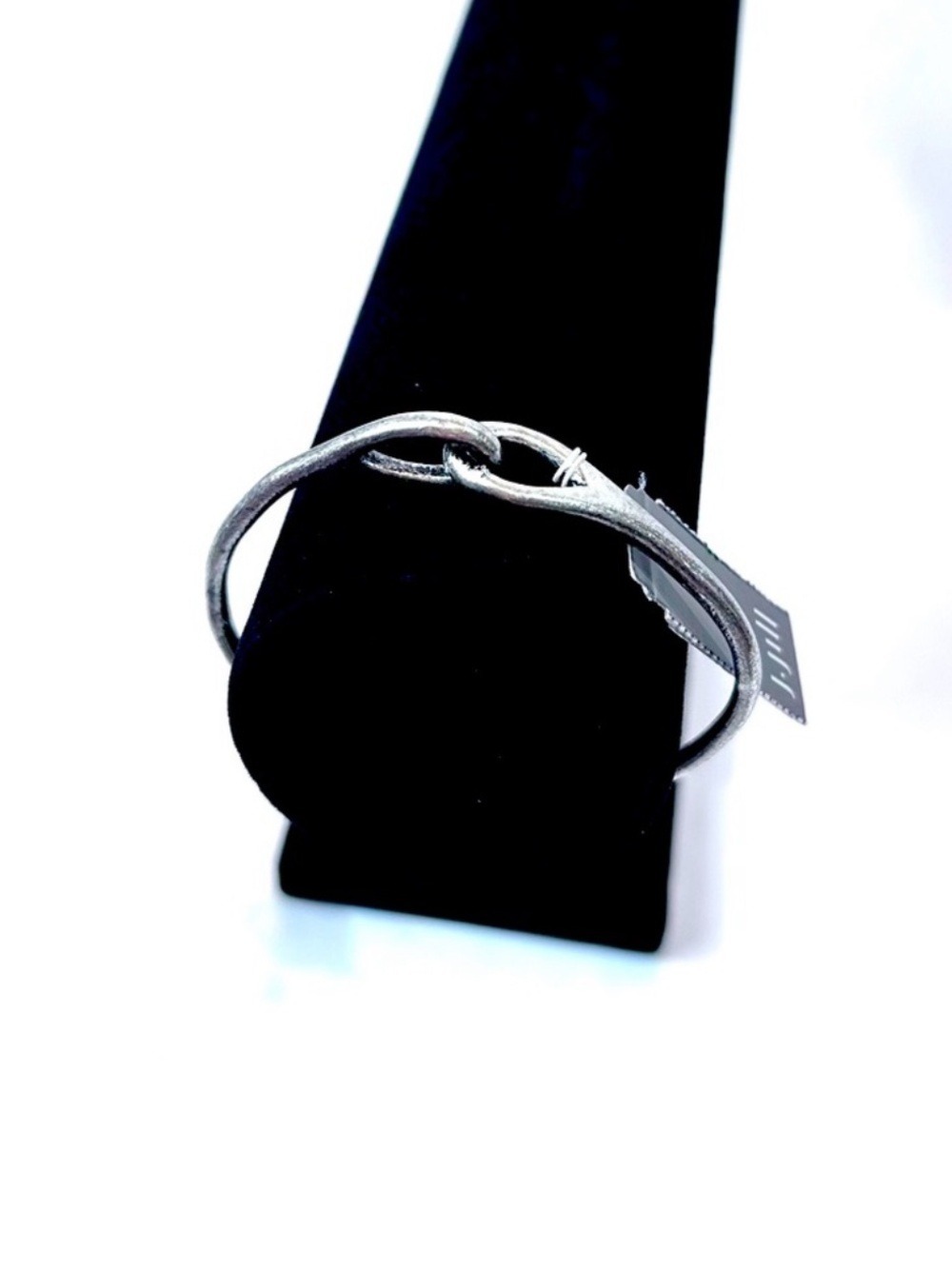 J.Jill Silver Interlocking Bangle Cuff NWT